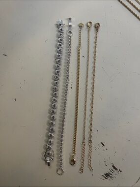 Gold and Silver Bracelets